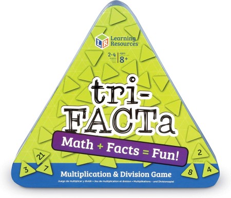 ชุดเล่นเกมส์คูณหารแสนสนุก Learning Resources, tri-FACTa! Multiplication & Make a Splash 120 Mat Floor Game Division Game
