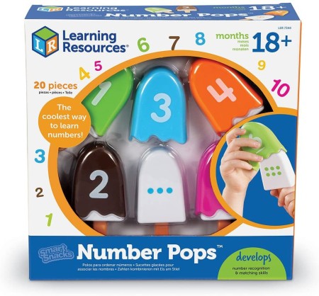 ของเล่นเสริมพัฒนาการตัวเลข 1-10 Number Pop, Learning Resource ของแท้ จากอเมริกา