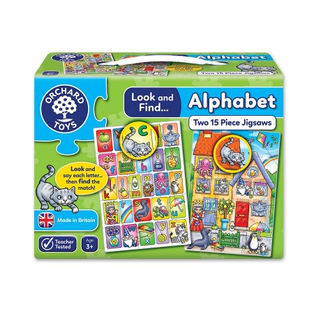 จิ๊กซอว์ Orchard Toys, Look & Find Puzzles - Alphabet Jigsaw