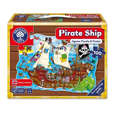 บอร์ดเกมส์เด็ก Orchard Toys, Pirate Ship Jigsaw