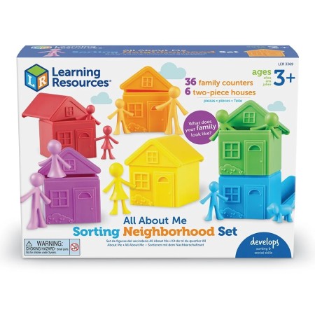 ของเล่นเสริมพัฒนาการ Learning Resources, All About Me Sorting Neighborhood Set