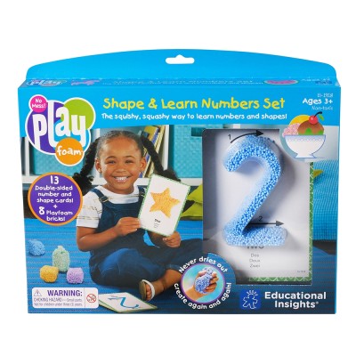 ชุดเพลย์โฟม เรียนรู้รูปทรงและตัวเลข Educational Insights, Play foam Shape & Learn Number Set