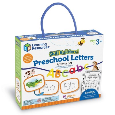 ชุดฝึกทักษะ! เรียนอักษรภาษาอังกฤษก่อนวัยเรียน Learning Resources, Skill Builders! Preschool Letters