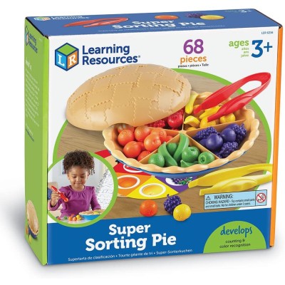 ของเล่นเสริมพัฒนาการ เกมพายผลไม้ฝึกแยกสี, Learning Resources Super Sorting Pie