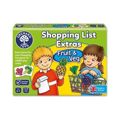 บอร์ดเกมส์เด็ก Orchard Toys, Shopping List Extra-Fruit &Veg