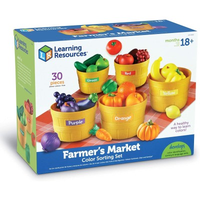 ชุดแยกสีผลไม้หลากสีสัน, Learning Resources Farmer's Market