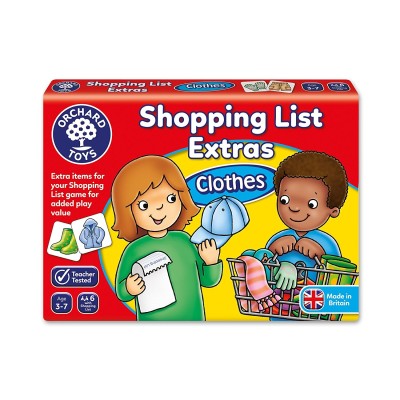 บอร์ดเกมส์เด็ก Orchard Toys, Shopping List Extra-Clothes