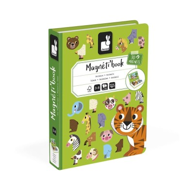 ของเล่นเสริมทักษะ JANOD Magneti'Book, Animals