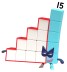 ชุดกิจกรรมลูกบาศก์นัมเบอร์บล็อก Hand2mind, MathLink® Cubes Numberblocks 11–20 Activity Set