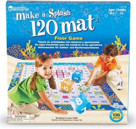 Learning Resources, Make a Splash 120 Mat Floor Game