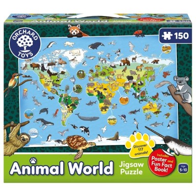 Orchard Toys, Animal World Jigsaw Puzzle