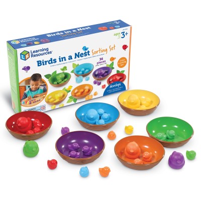 Learning Resources, Bird in a Nest Sorting Set