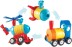Learning Resources, 1-2-3 Build It - Rocket-Train-Helicopter
