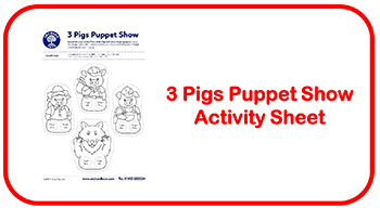3 Pigs Puppet Show Activity Sheet