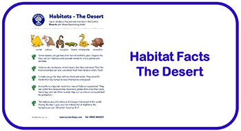 Habitat Facts The Desert