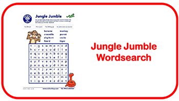 Jungle Jumble Wordsearch