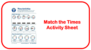 Match the Times Activity Sheet