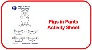 Pigs in Pants  Activity Sheet