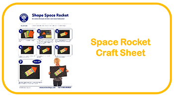 Space Rocket Craft Sheet