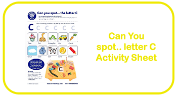 Can You  spot.. letter C  Activity Sheet