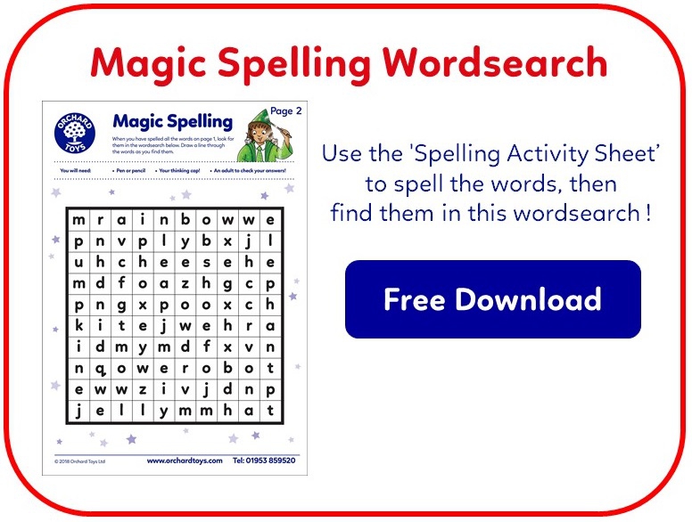Magic Spelling Wordsearch